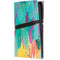 Turquoise Brush Stroke by Etta Vee PS5 Pro Console Skin